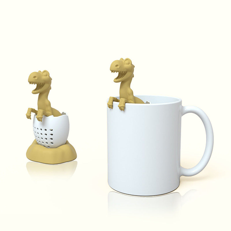 Dinosaur Tea Infuser with T-Rex Tea Bag Silicone