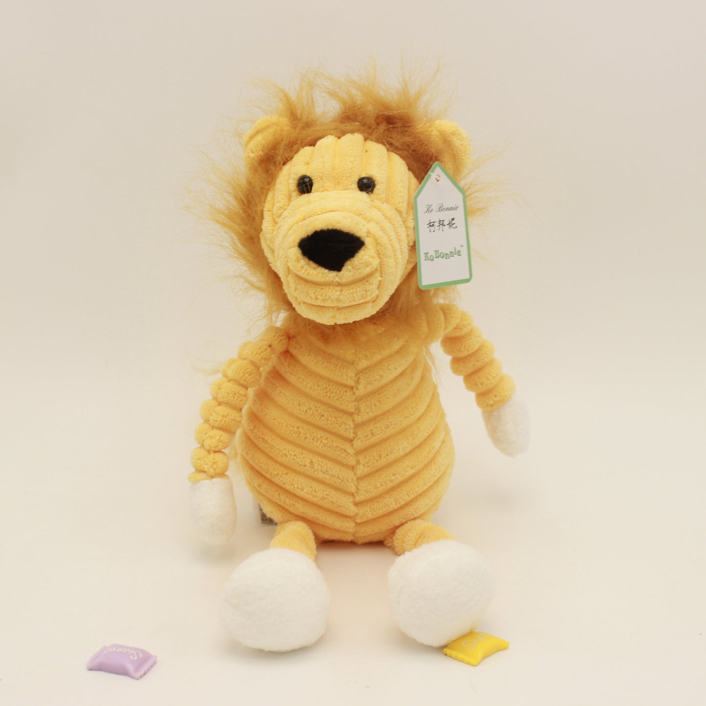 Striped Animal Plush Toy - Creative Stuffed Doll