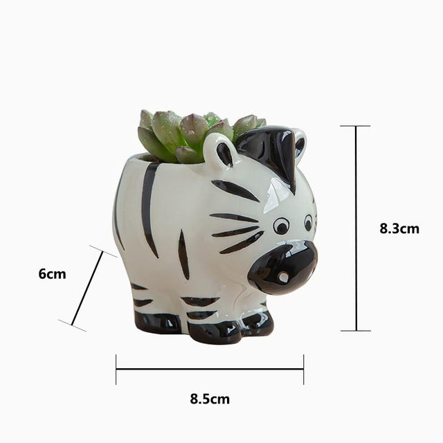 Nordic Ceramic Animal Flower Pots for Succulents