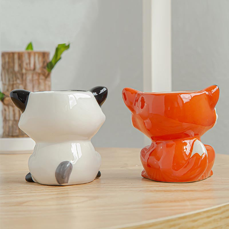 Nordic Ceramic Animal Flower Pots for Succulents
